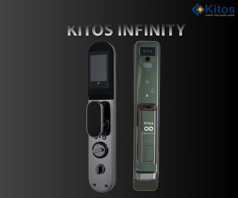 Khóa vân tay Kitos Infinity 3D Face đẳng cấp