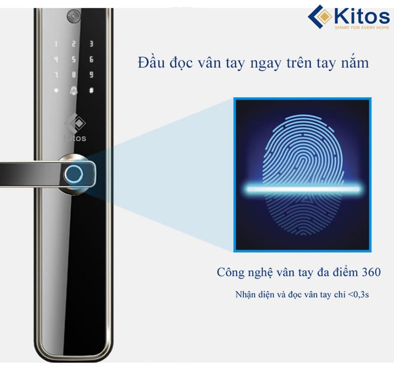 Kitos KT X3 công nghệ vân tay