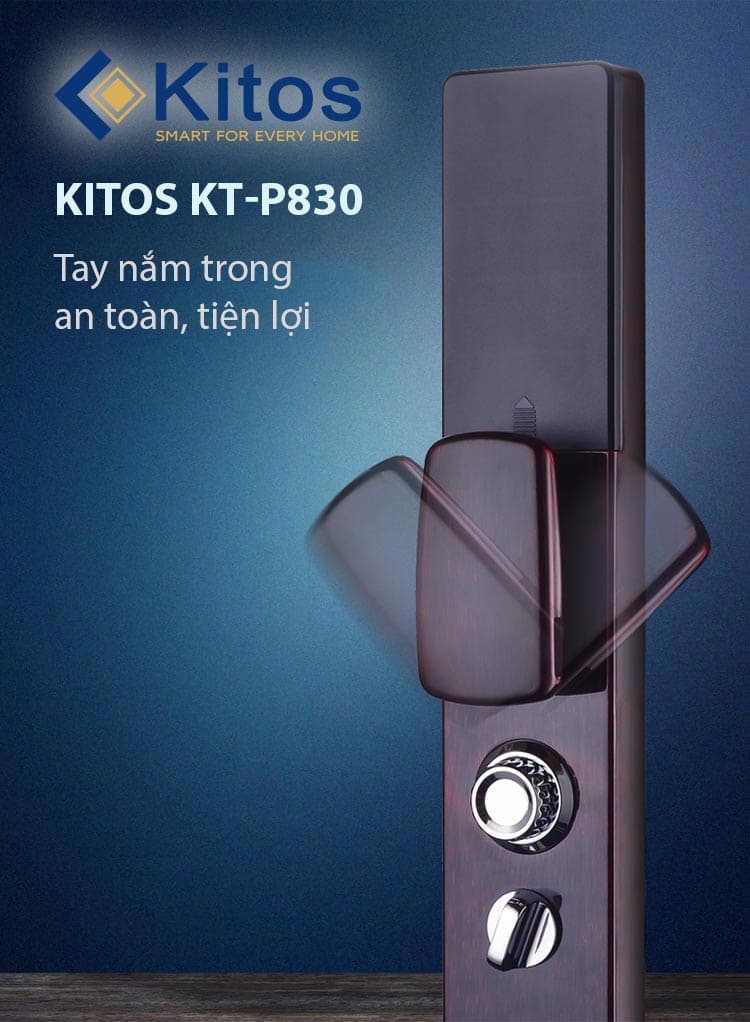 Thiết kế tay nắm bên trong thuận tiện của Kitos KT-P830