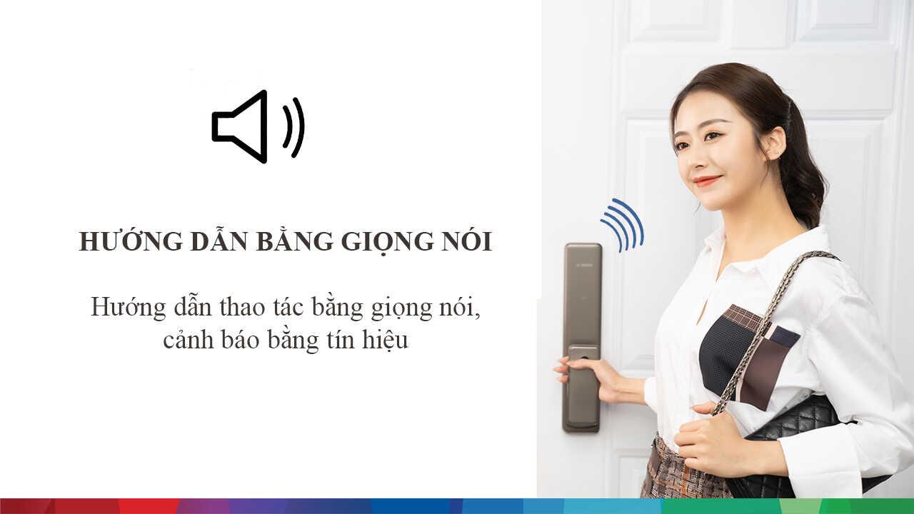 Hướng dẫn thao tác mở khóa bằng giọng nói tiện ích