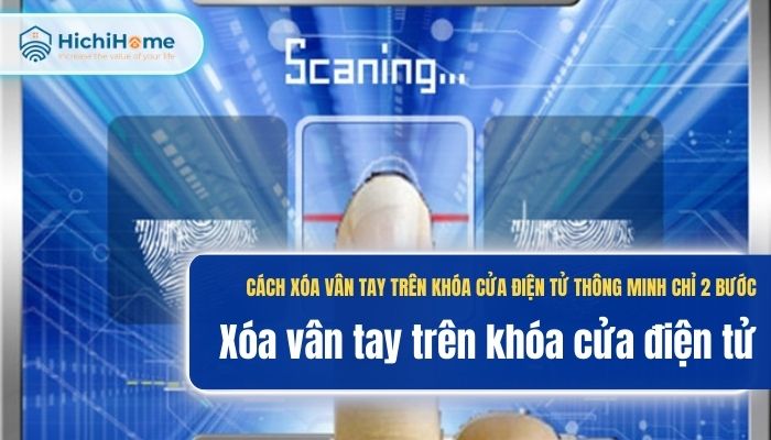 Cách xóa vân tay trên khóa cửa điện tử trong 30 giây