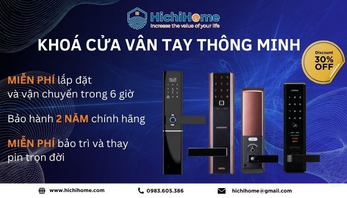 Địa chỉ bán và lắp đặt ổ khóa cửa điện tử thông minh chất lượng, giá tốt