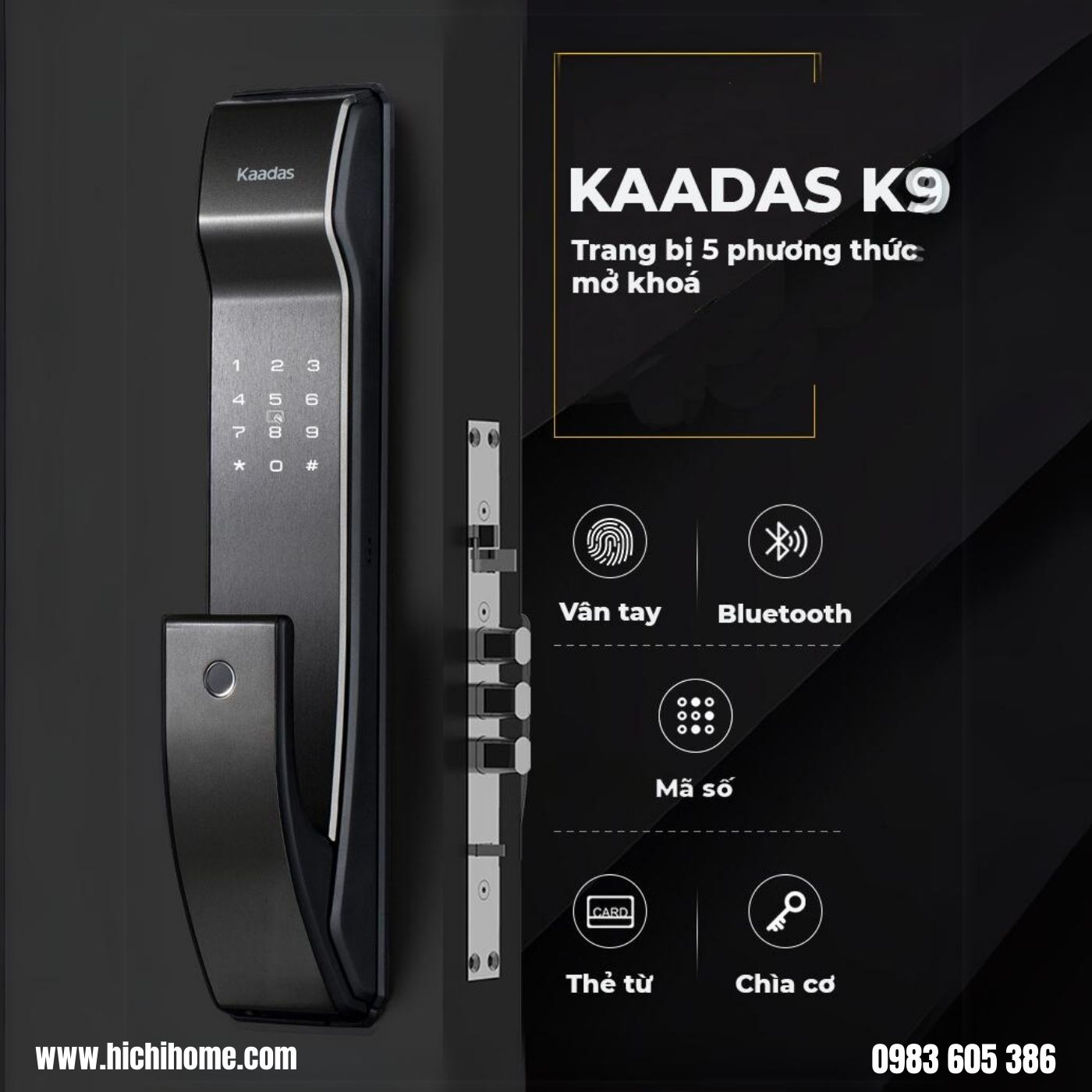 khóa thông minh Kaadas K9 cho nhà