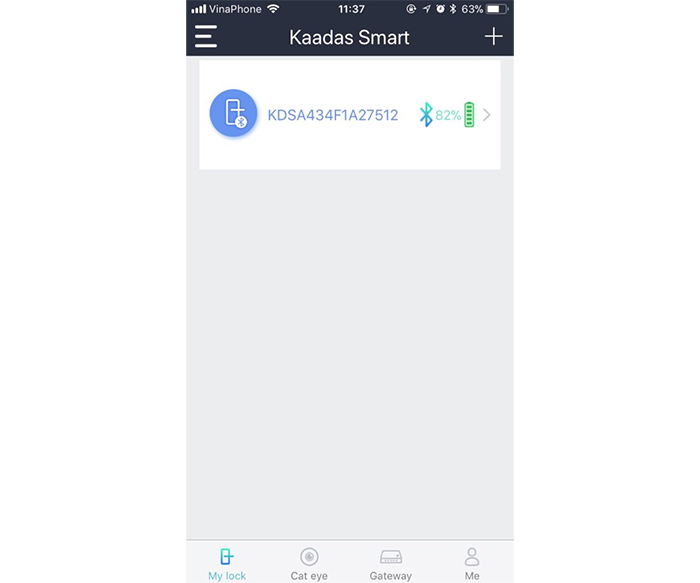 Cài đặt mở khoá Kaadas bằng Bluetooth