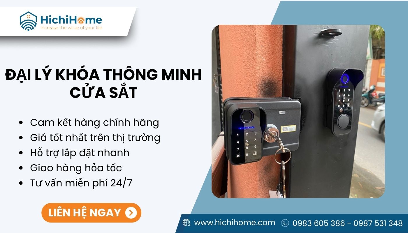 HichiHome địa chỉ mua khóa của sắt chính hãng