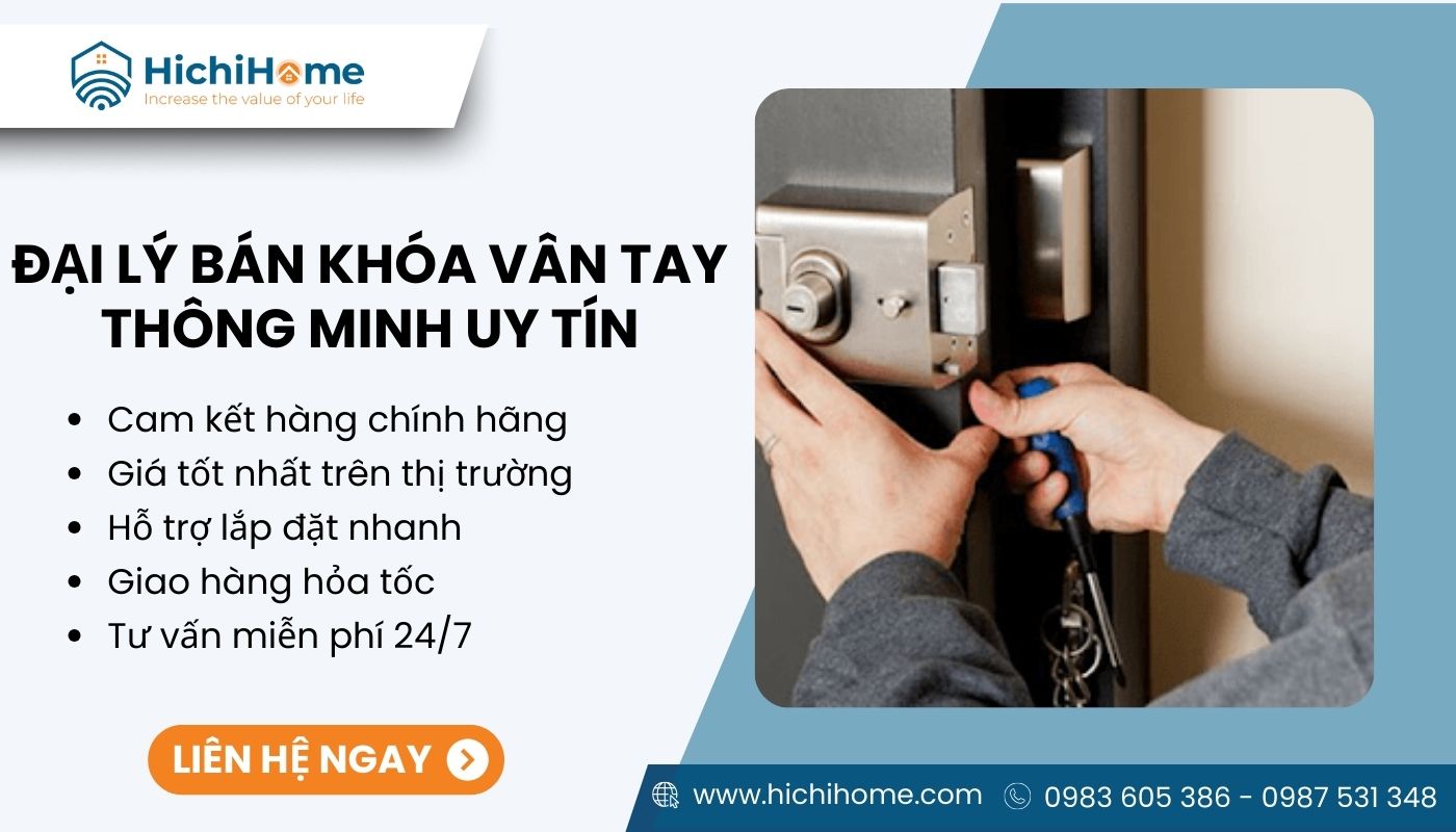 Đại lý lắp đặt khoá vân tay thông minh cho cửa cũ