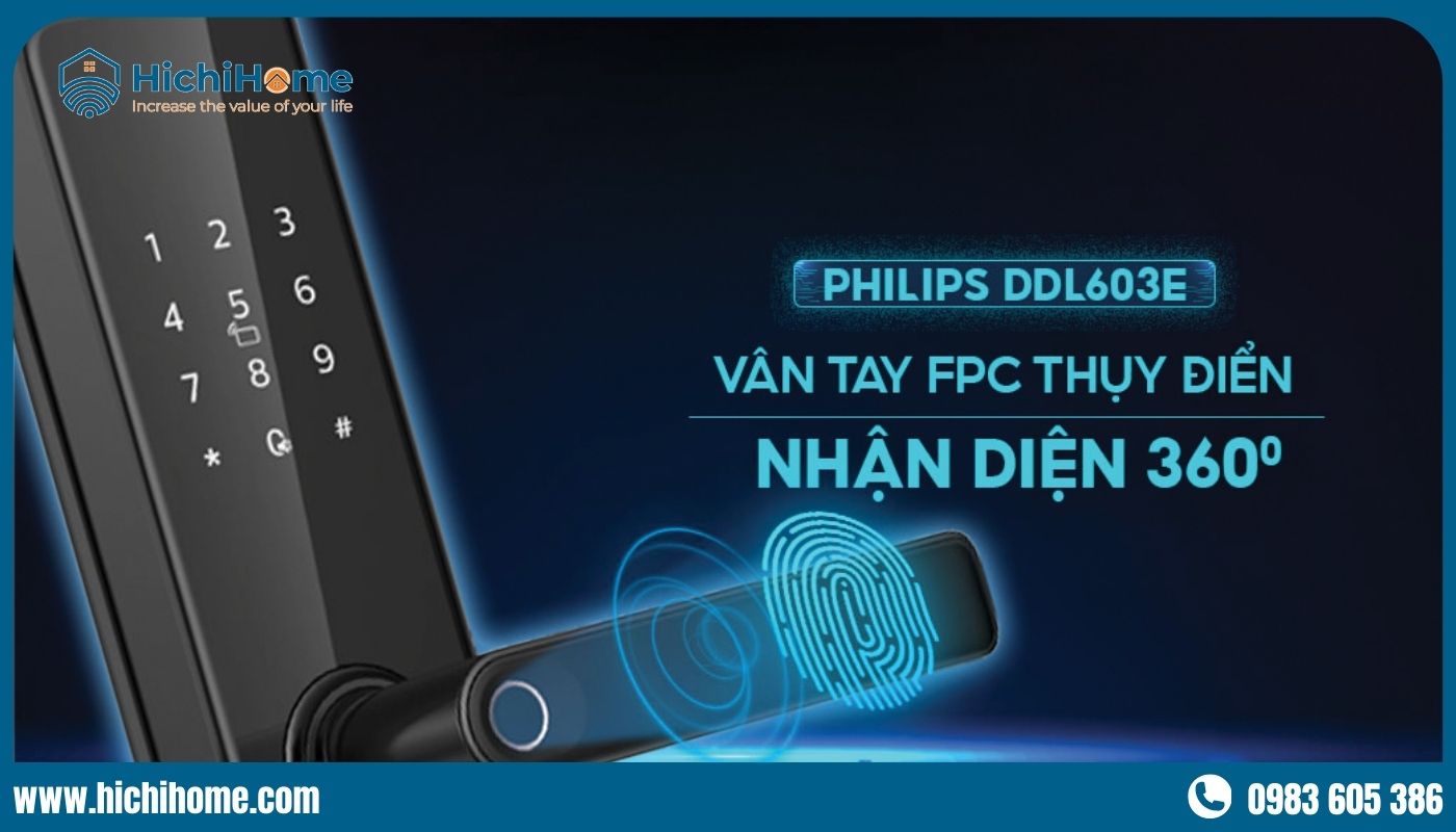 Thay khoá điện tử Philips DDL603E cho cửa cũ