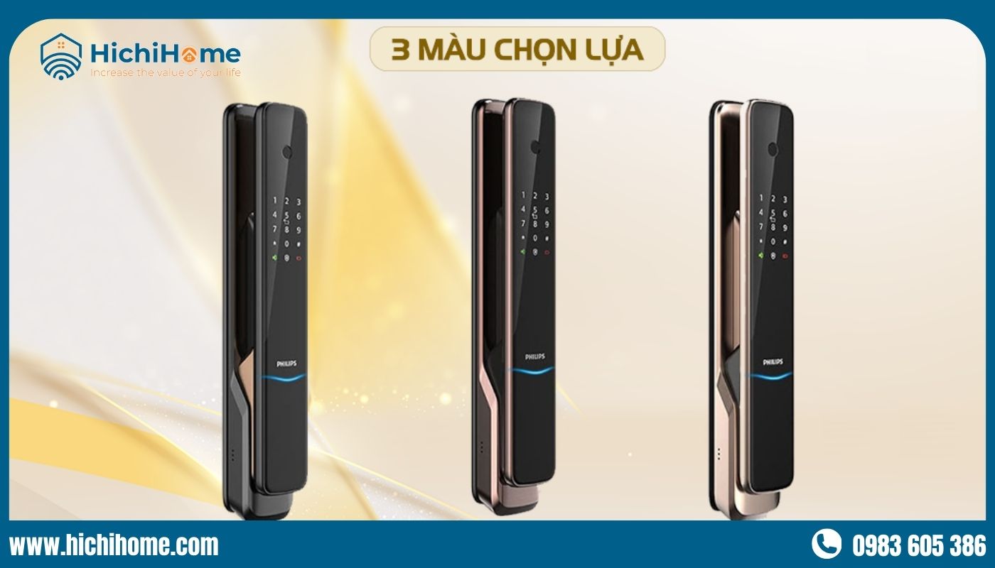 Lắp khóa thông minh cho cửa sắt Philips 9300