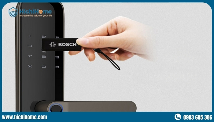 Hướng dẫn đổi mật khẩu khóa cửa bằng thẻ Bosch