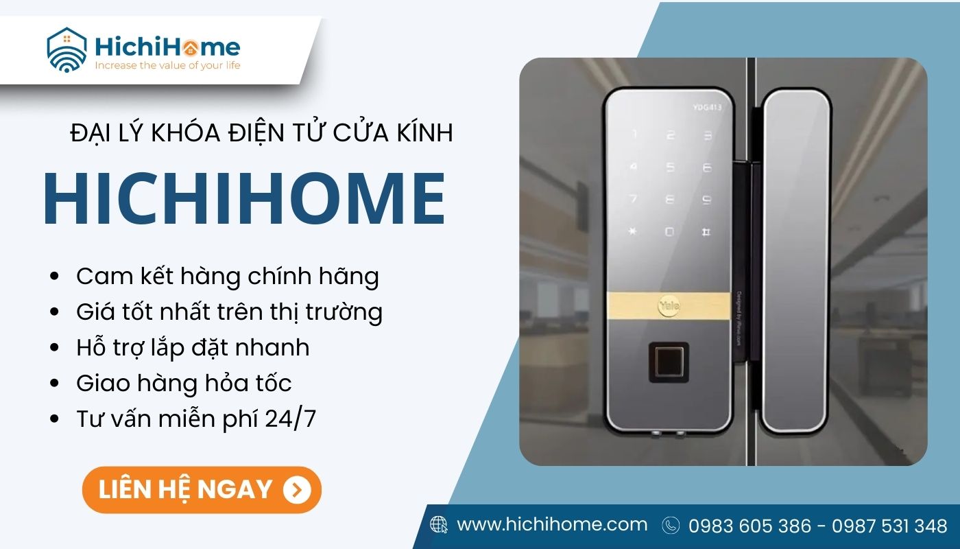 Khóa điện tử của kính HichiHome