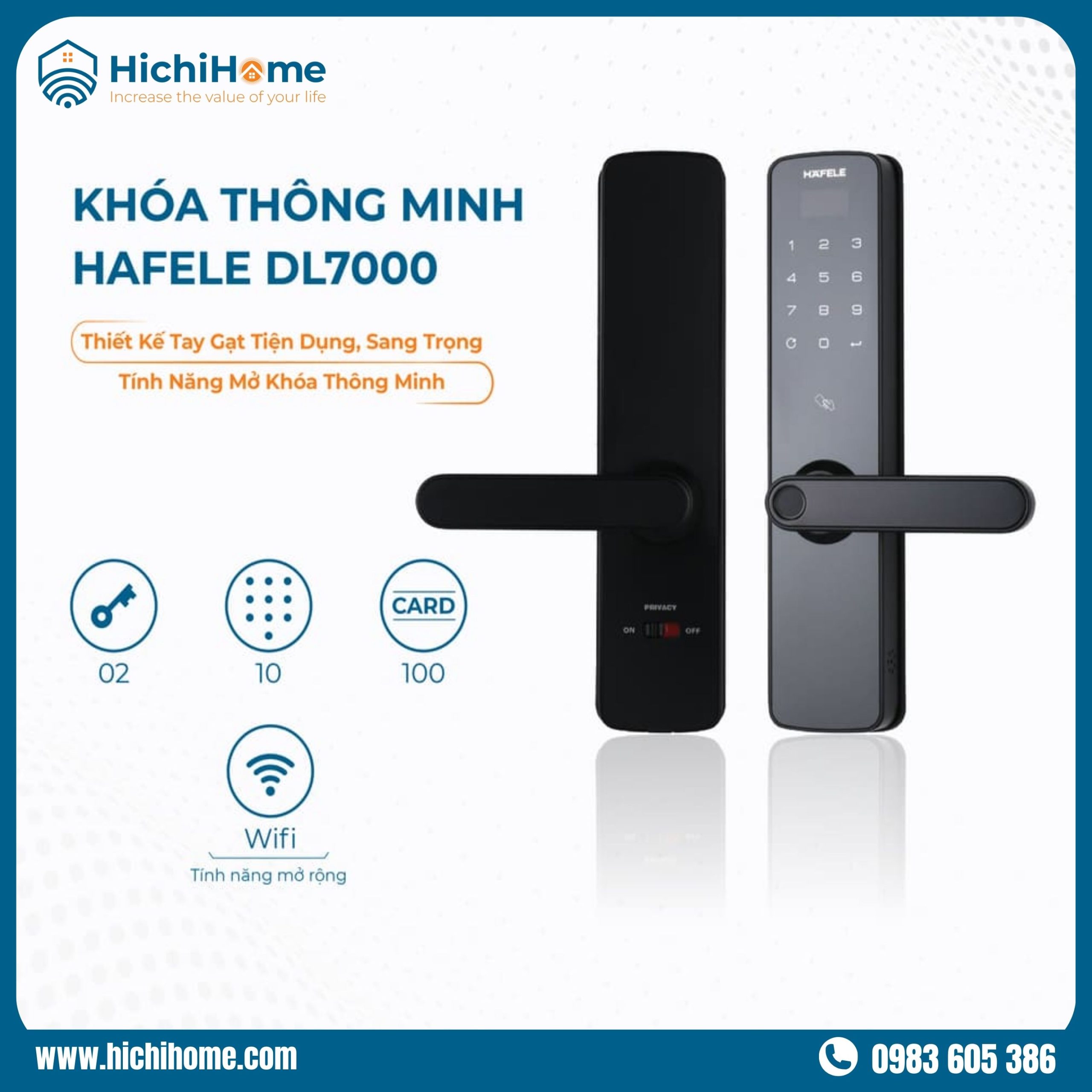 Khóa điện tử Hafele nhập khẩu giá rẻ