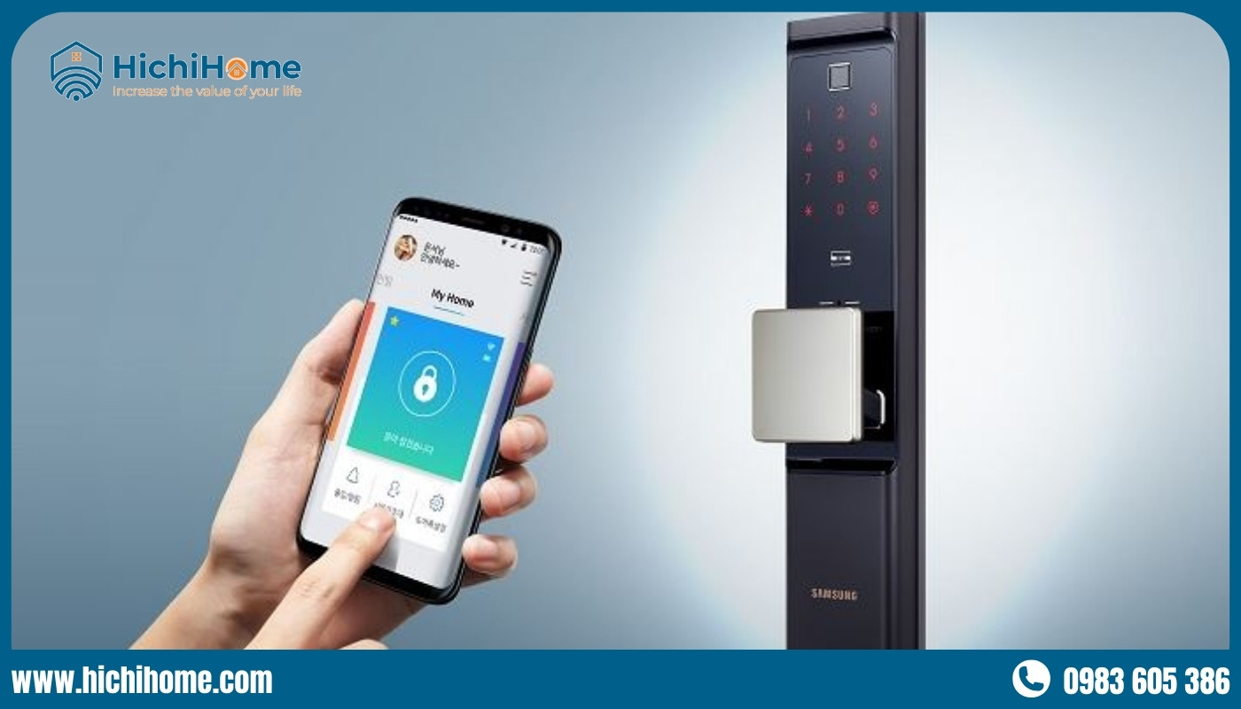 Sử dụng ứng dụng Samsung Smart Doorlock giúp quản lý khóa Samsung dễ dàng