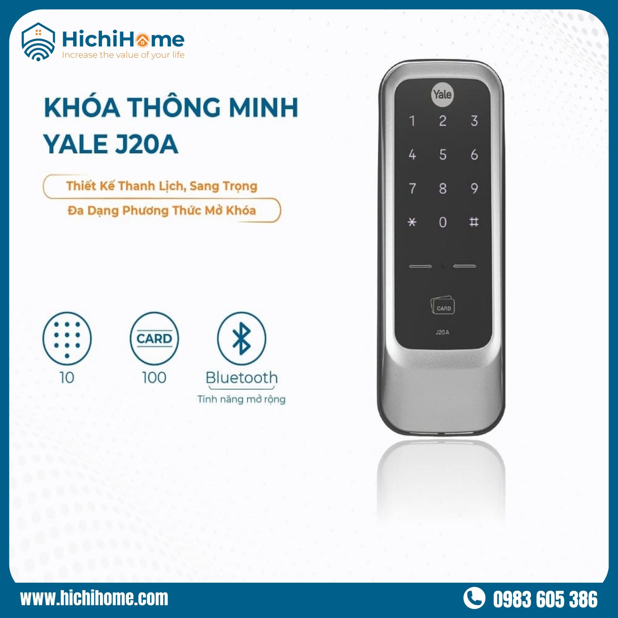 Khóa Yale là mẫu khóa điện tử giá dưới 5 triệu