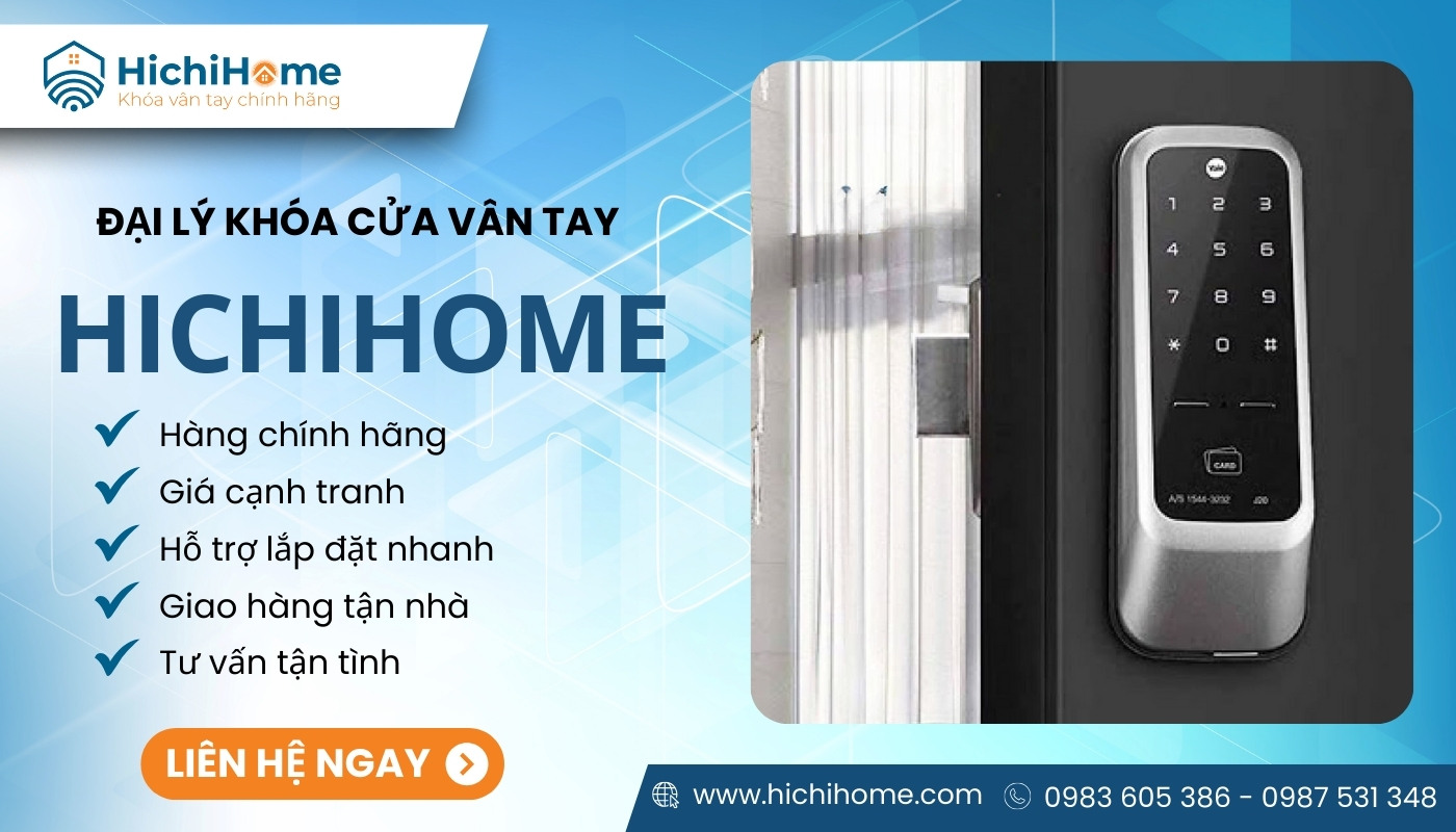 Mua khóa vân tay chính hãng tại HichiHome