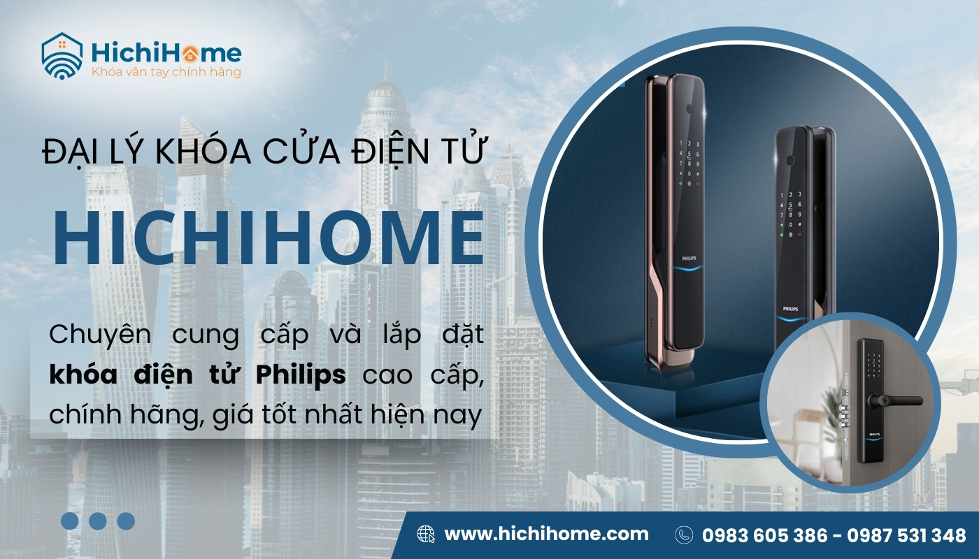 Đại lý khóa cửa Philips chính hãng uy tín