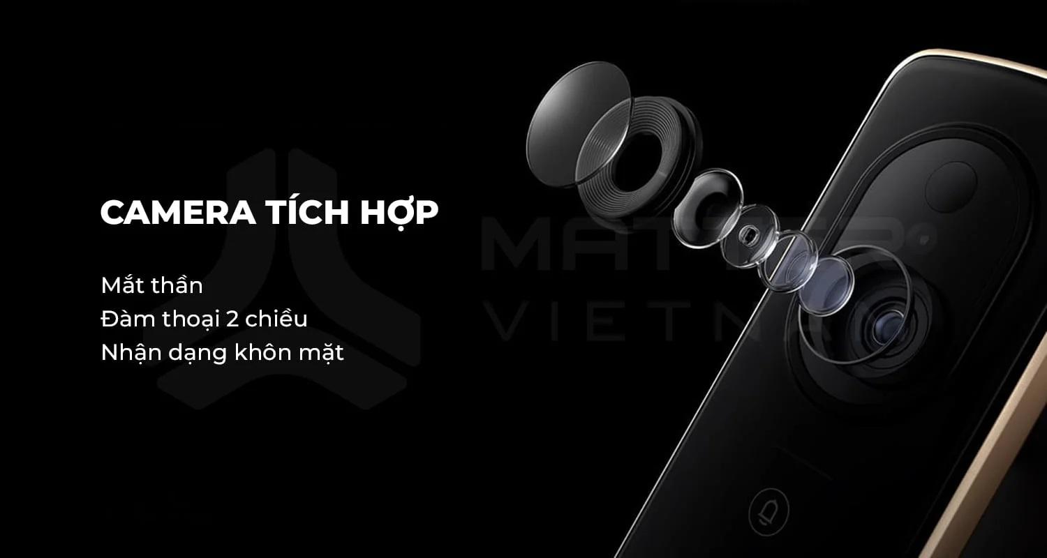 Khoá Xiaomi 50M Pro tích hợp camera nhận diện khuôn mặt