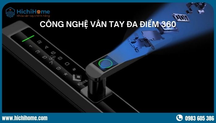 Khóa cửa cổng vân tay Nhật Bản Kitos KT-AL110