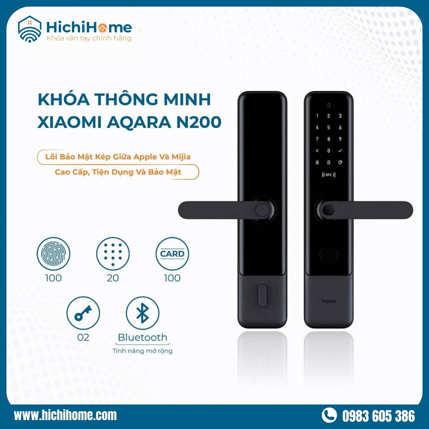 Khóa vân tay thông minh Xiaomi Aqara N200 giá phù hợp