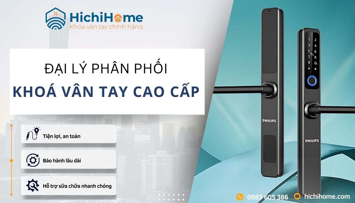 Cửa hàng bán khóa cửa vân tay chất lượng, giá tốt cho mệnh Mộc