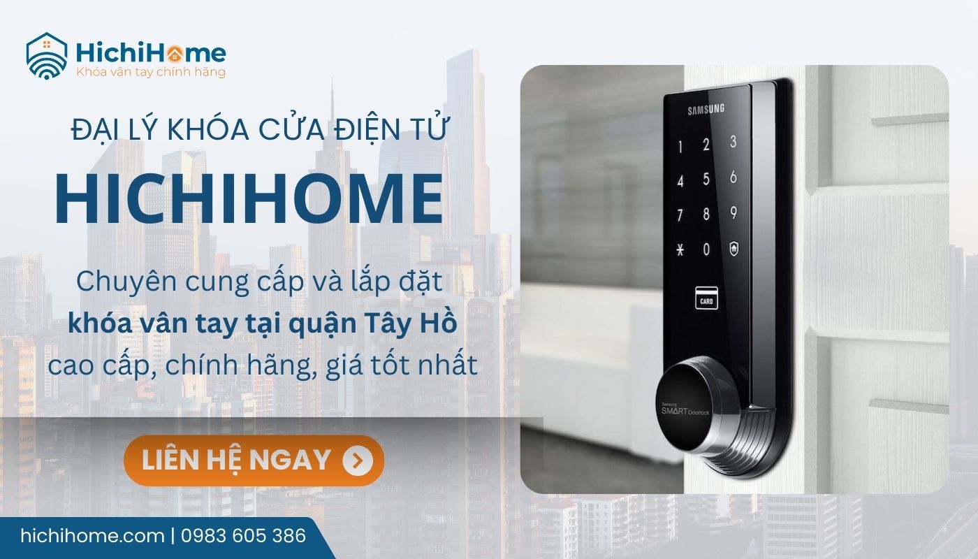 dịch vụ lắp khóa cửa vân tay quận Tây Hồ