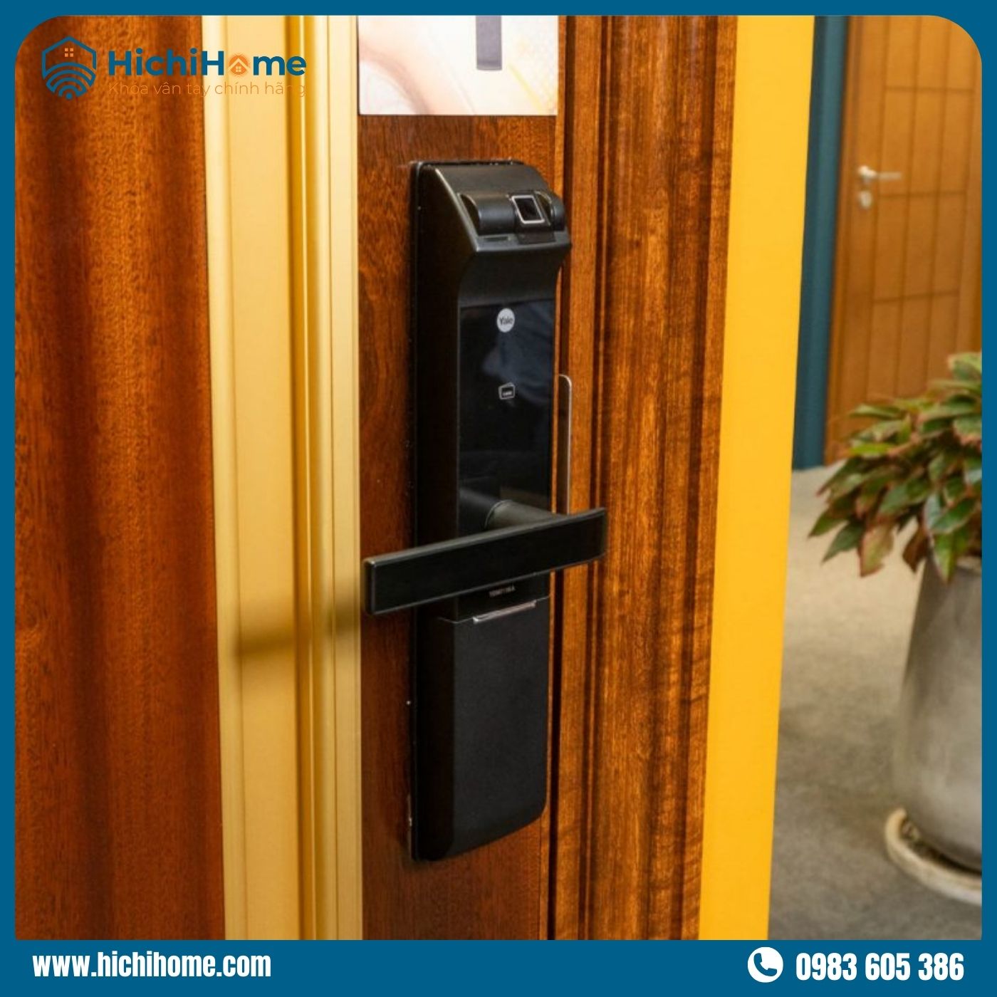 khóa vân tay điện tử Yale YDM7116A