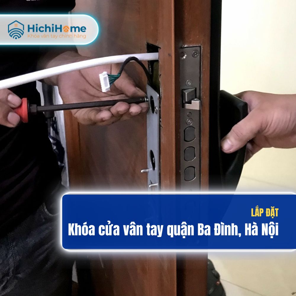 Địa chỉ mua khoá cửa điện tử, khoá vân tay tại quận Ba Đình Hà Nội