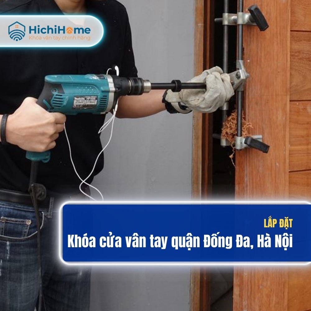 Lắp đặt khóa vân tay tại quận Đống Đa nhanh chóng, đúng kỹ thuật