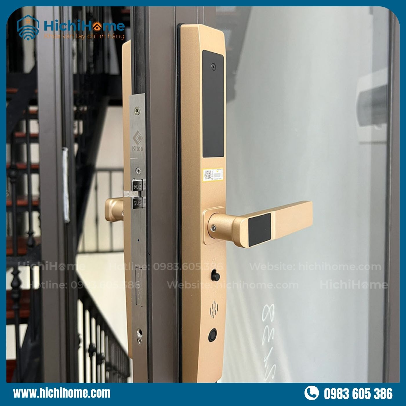 lắp đặt khóa Kitos KT-AL630 Pro tại Bắc Từ Liêm