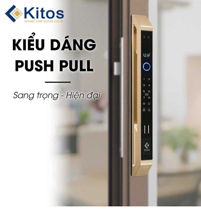 thiết kế sang trọng của khóa điện tử Kitos ALS6 Face Plus