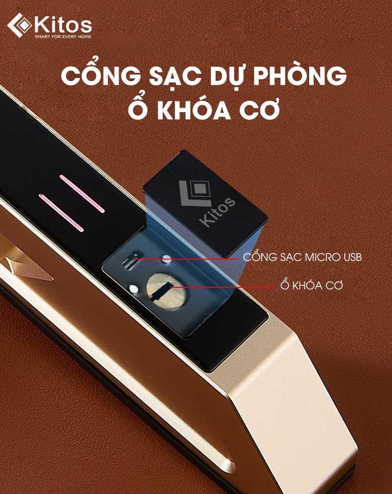 Thiết kế cổng sạc dự phòng ổ khóa cơ