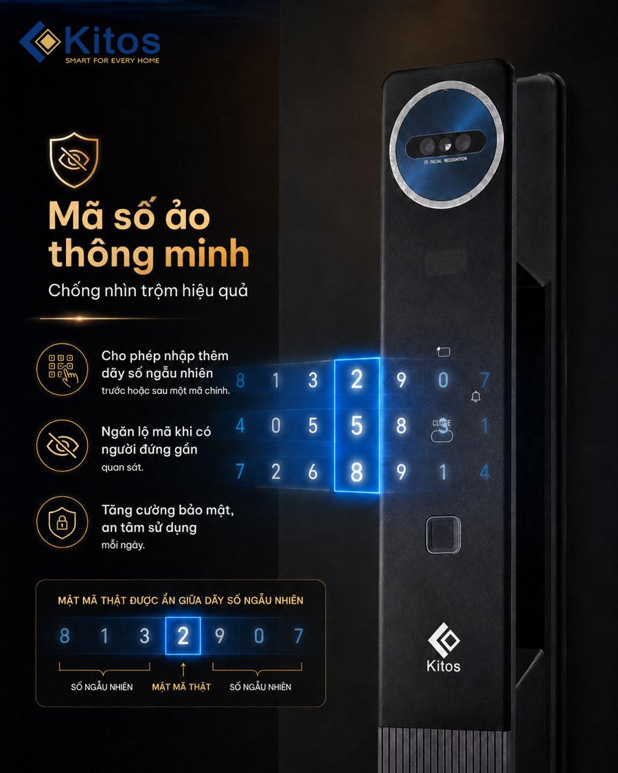 Khóa nhận diện Khuôn mặt cao cấp Kitos Mate S6 5 image4 6