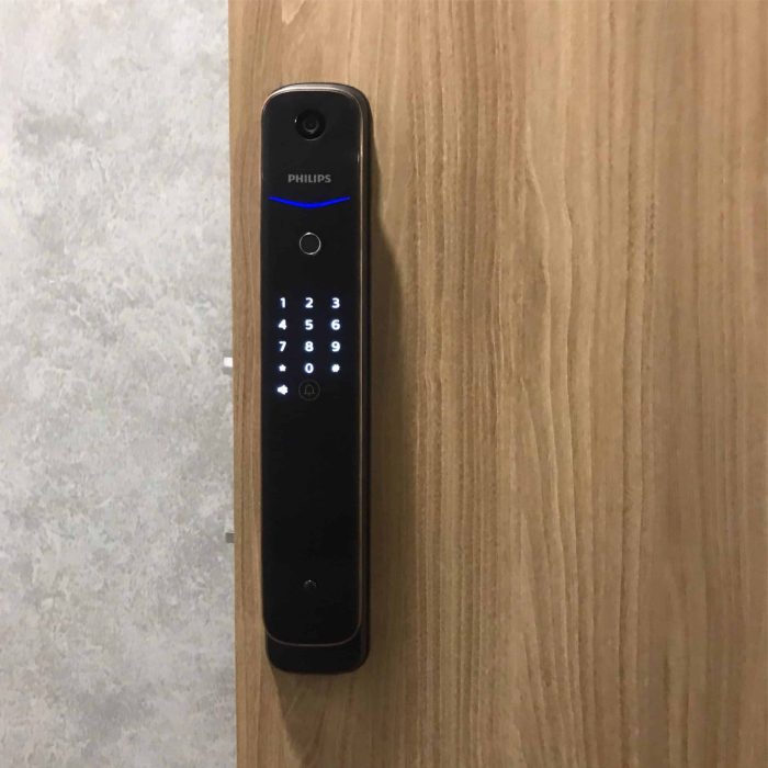 Hình ảnh thực tế khoá cửa thông minh Kitos KT-P830